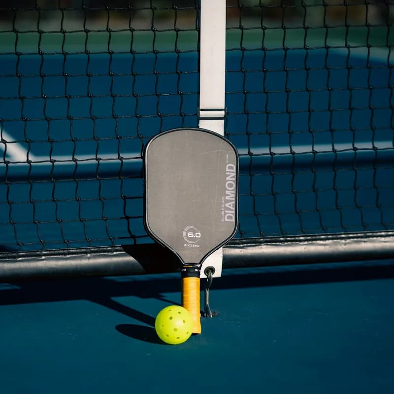 Pickleball paddle ready to play